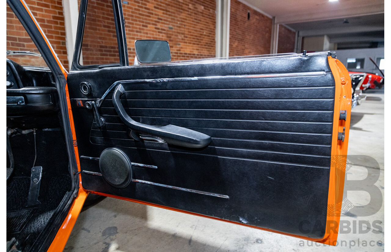 1/1971 BMW 1602 2d Coupe Inka Orange 1.6L