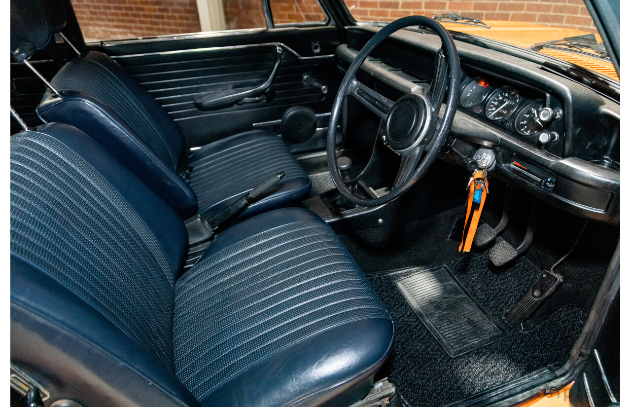 1/1971 BMW 1602 2d Coupe Inka Orange 1.6L