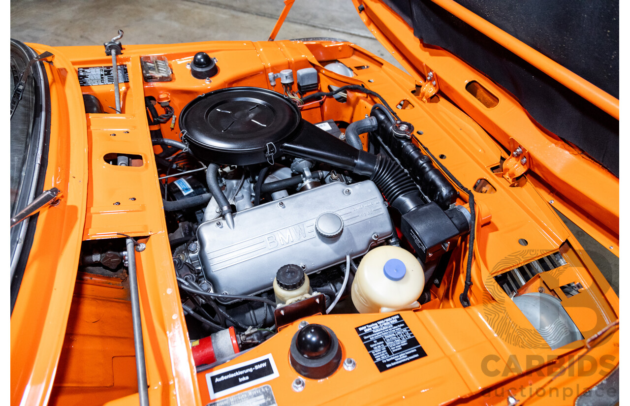 1/1971 BMW 1602 2d Coupe Inka Orange 1.6L