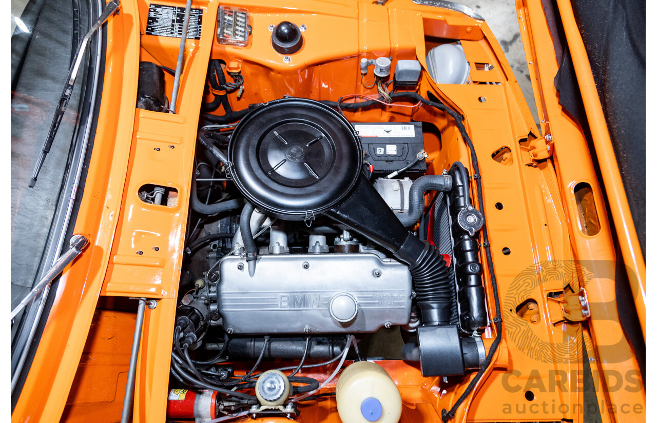 1/1971 BMW 1602 2d Coupe Inka Orange 1.6L