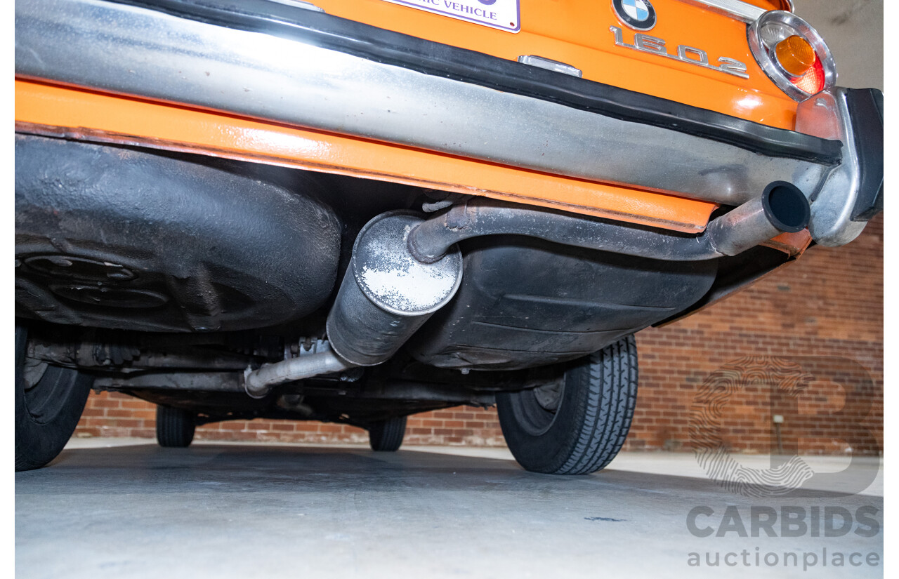 1/1971 BMW 1602 2d Coupe Inka Orange 1.6L