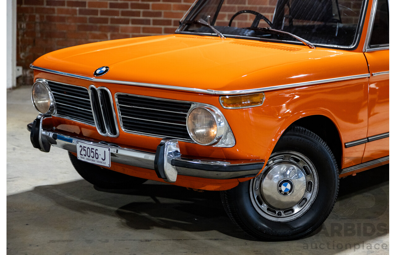 1/1971 BMW 1602 2d Coupe Inka Orange 1.6L