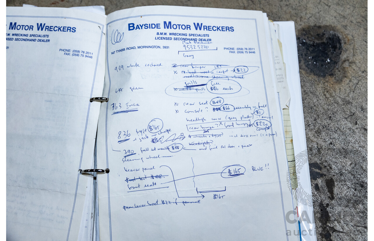 1/1971 BMW 1602 2d Coupe Inka Orange 1.6L