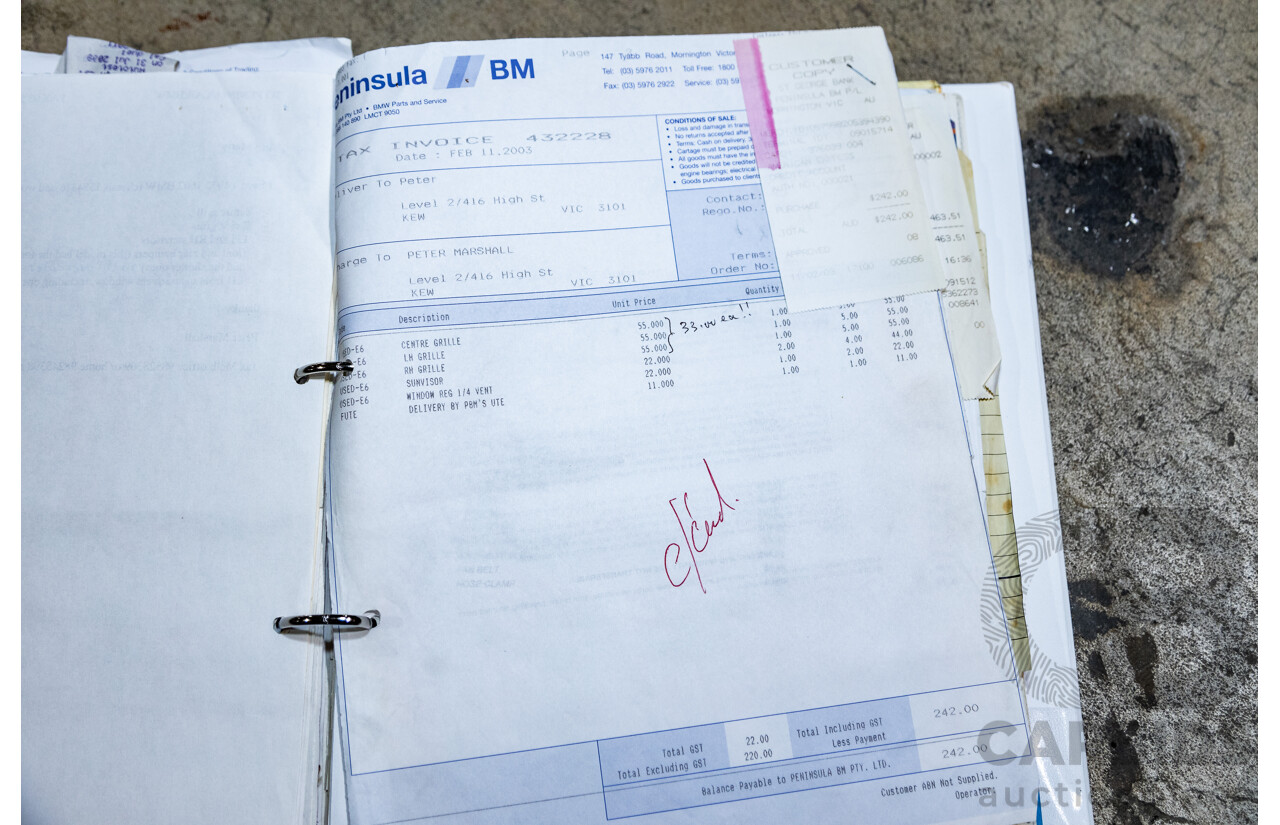 1/1971 BMW 1602 2d Coupe Inka Orange 1.6L