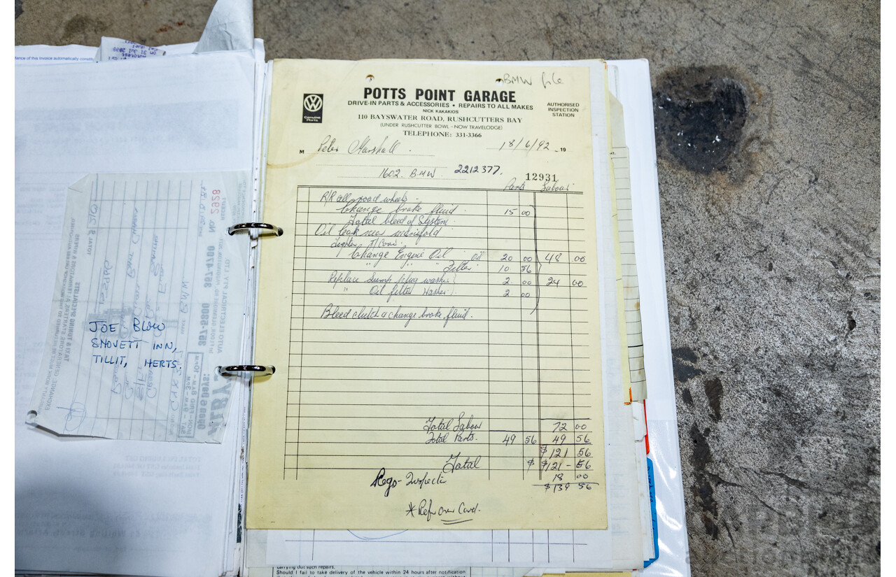 1/1971 BMW 1602 2d Coupe Inka Orange 1.6L