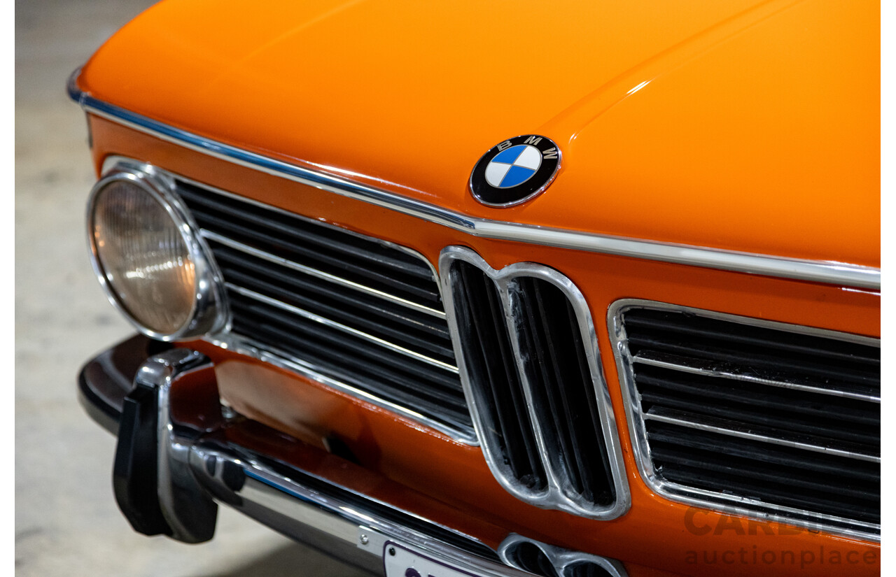 1/1971 BMW 1602 2d Coupe Inka Orange 1.6L