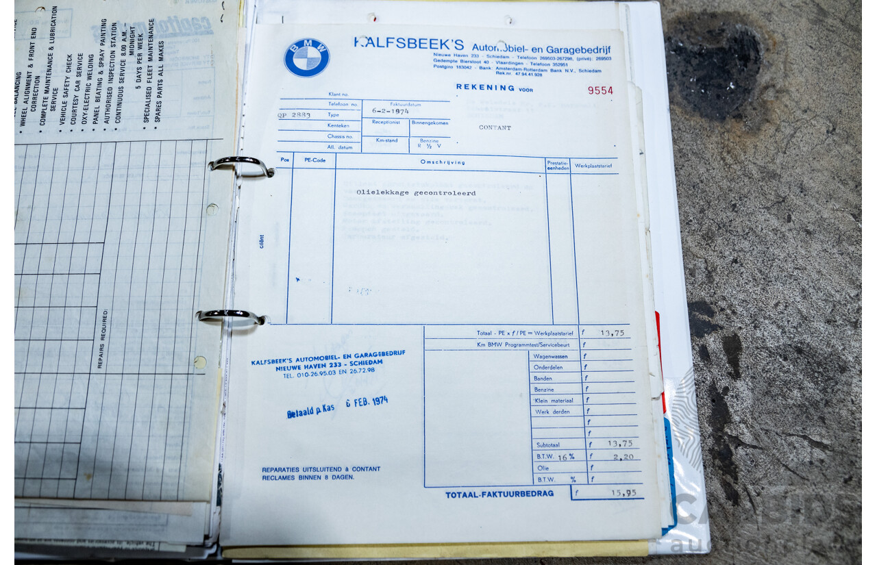 1/1971 BMW 1602 2d Coupe Inka Orange 1.6L