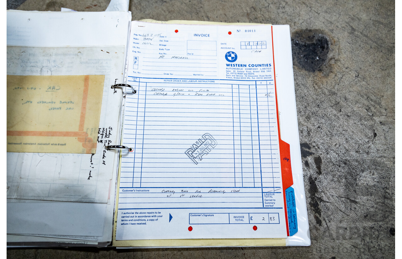 1/1971 BMW 1602 2d Coupe Inka Orange 1.6L