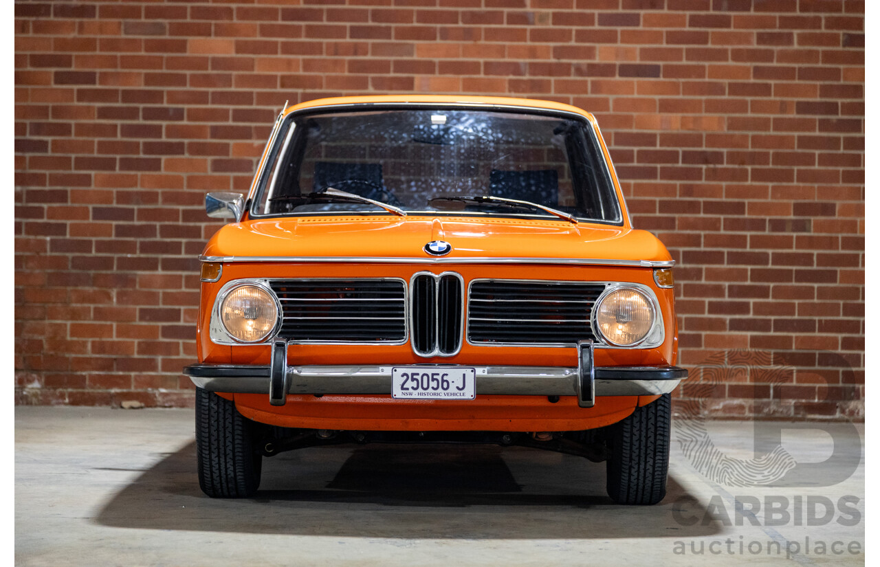 1/1971 BMW 1602 2d Coupe Inka Orange 1.6L