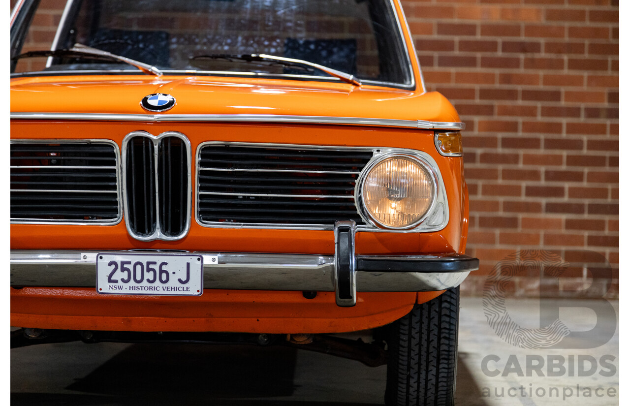 1/1971 BMW 1602 2d Coupe Inka Orange 1.6L