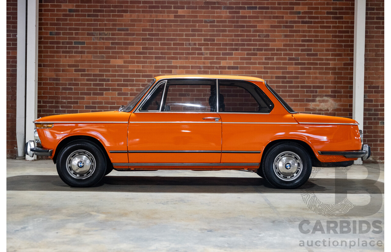 1/1971 BMW 1602 2d Coupe Inka Orange 1.6L