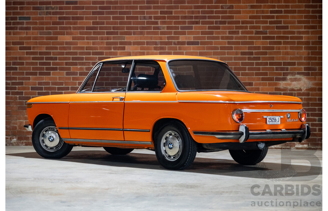 1/1971 BMW 1602 2d Coupe Inka Orange 1.6L