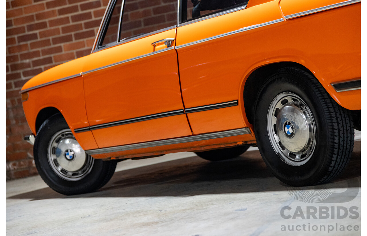 1/1971 BMW 1602 2d Coupe Inka Orange 1.6L