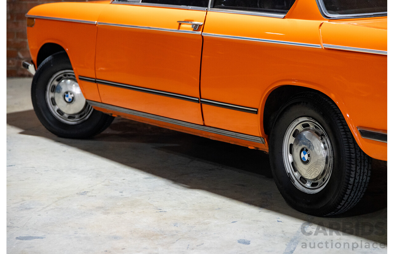 1/1971 BMW 1602 2d Coupe Inka Orange 1.6L