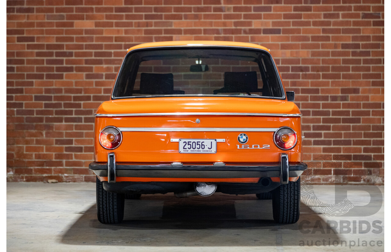 1/1971 BMW 1602 2d Coupe Inka Orange 1.6L