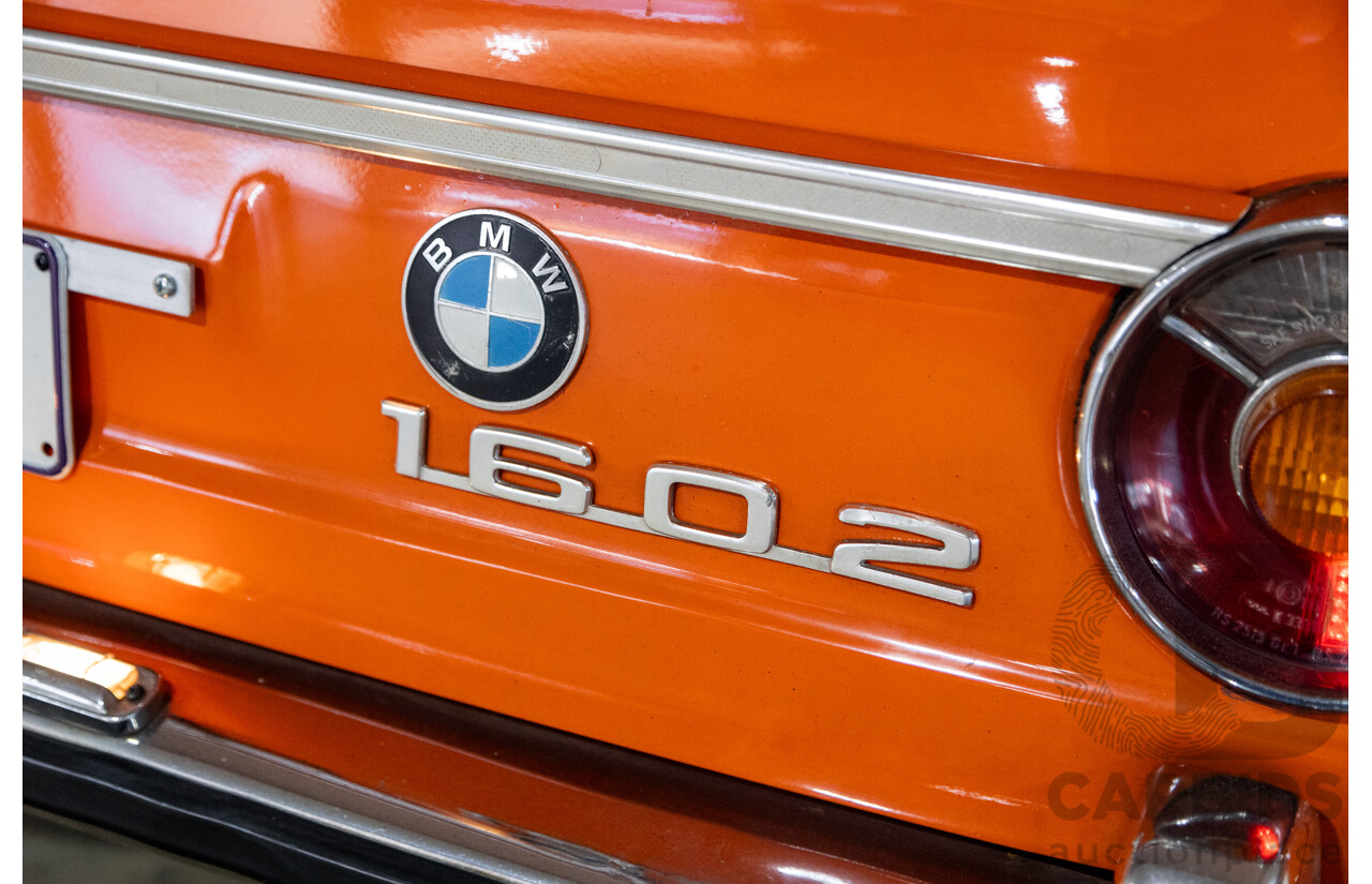 1/1971 BMW 1602 2d Coupe Inka Orange 1.6L