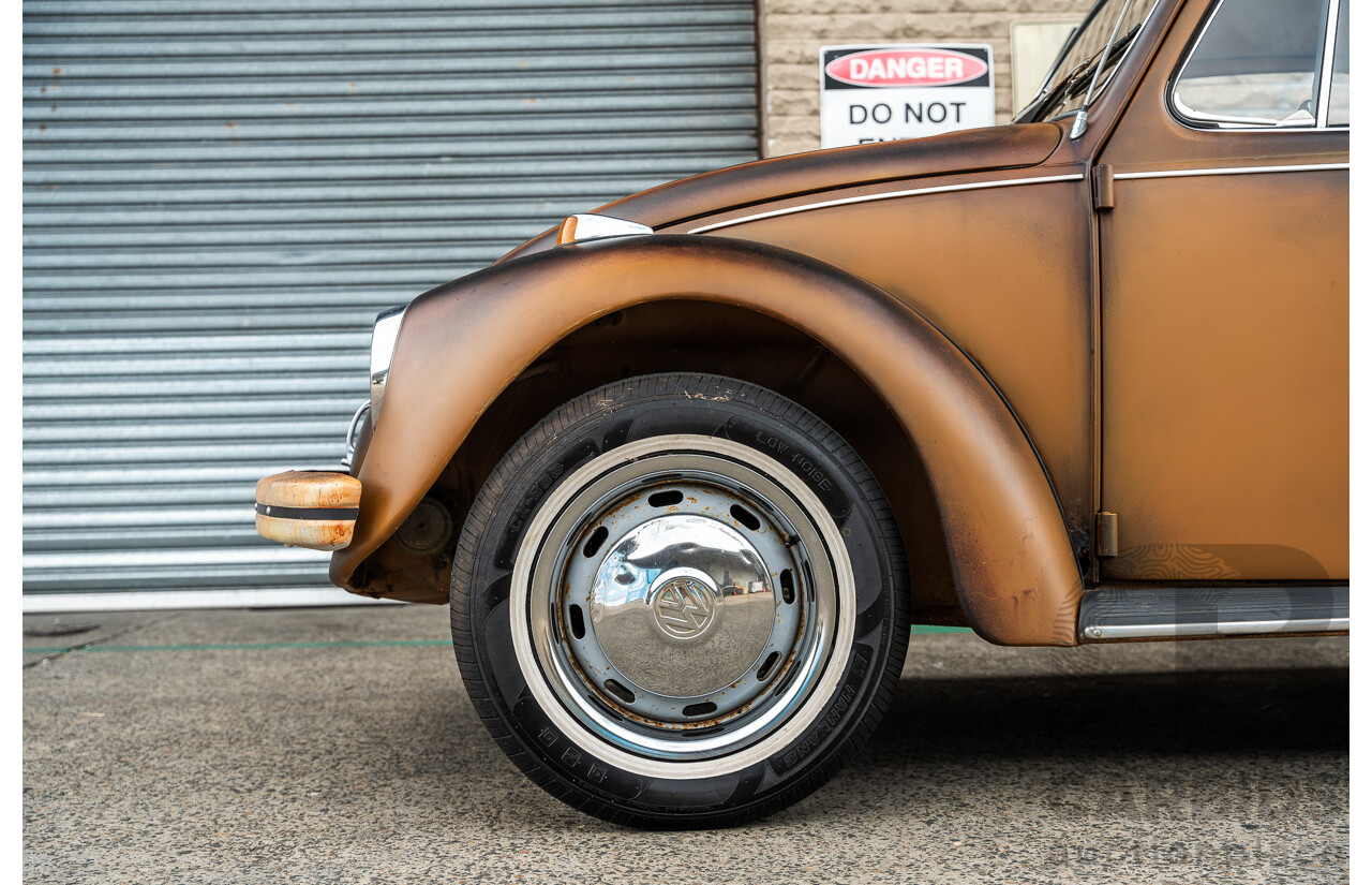 4/1970 Volkswagen 1500 Beetle 2d Sedan Brown 1.5L