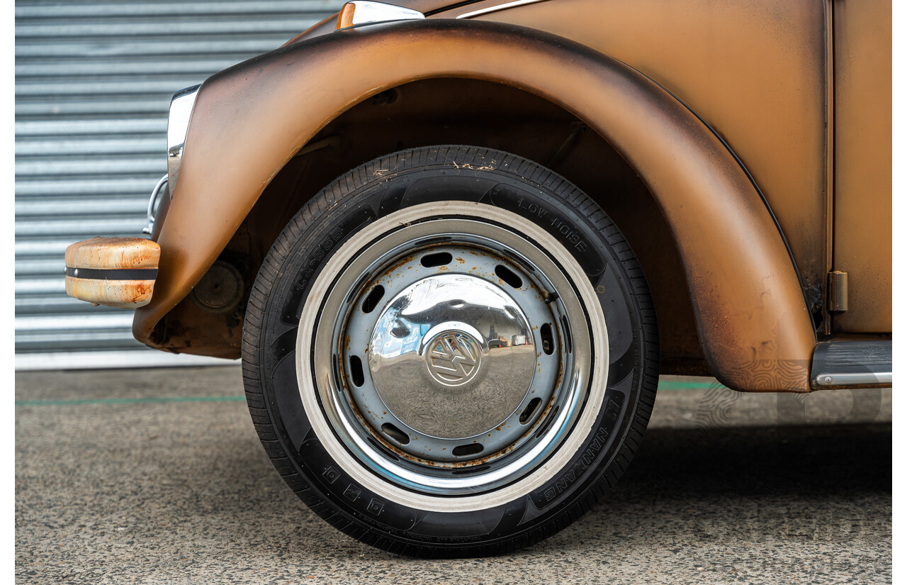 4/1970 Volkswagen 1500 Beetle 2d Sedan Brown 1.5L