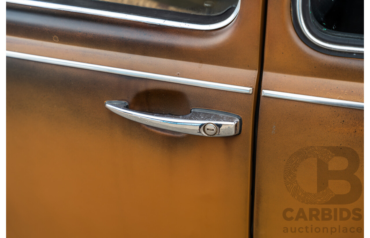 4/1970 Volkswagen 1500 Beetle 2d Sedan Brown 1.5L