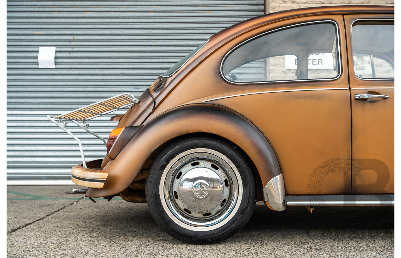 4/1970 Volkswagen 1500 Beetle 2d Sedan Brown 1.5L
