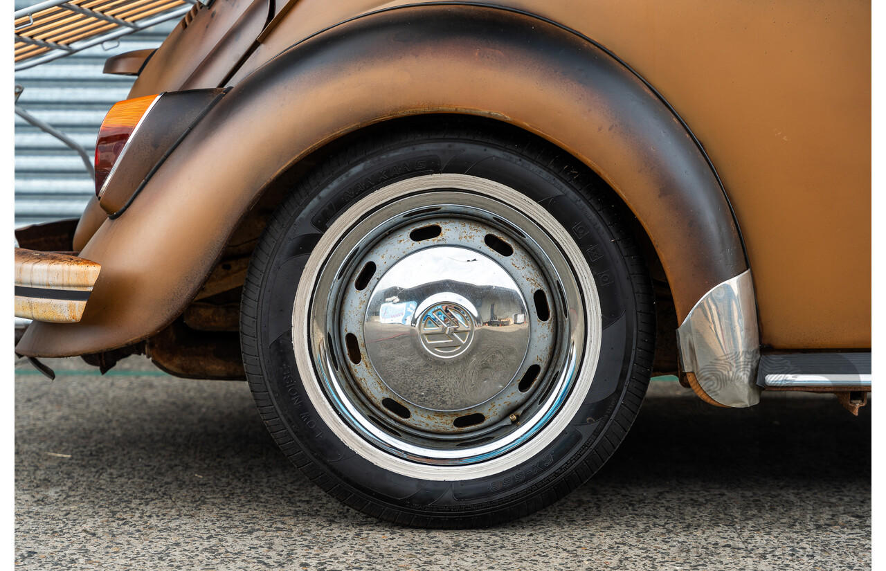 4/1970 Volkswagen 1500 Beetle 2d Sedan Brown 1.5L