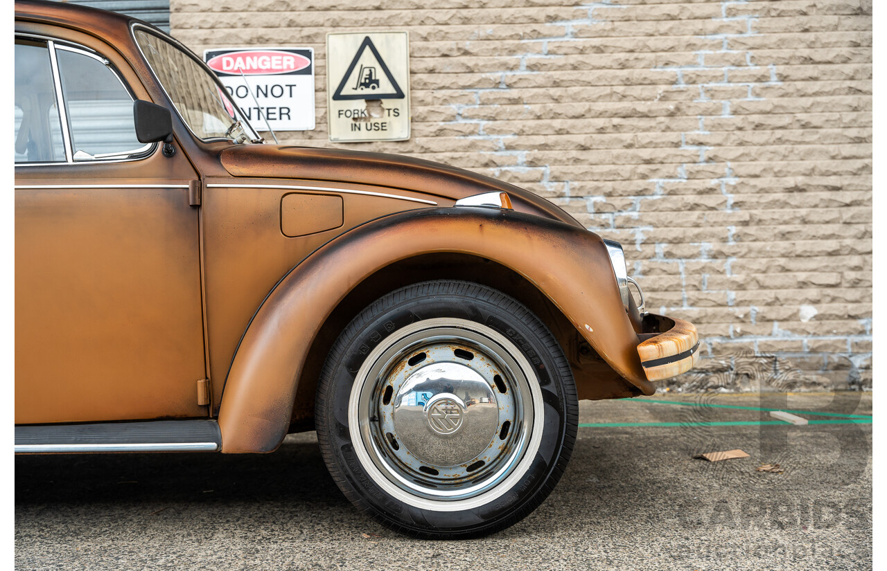 4/1970 Volkswagen 1500 Beetle 2d Sedan Brown 1.5L