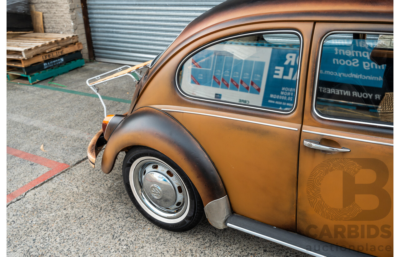 4/1970 Volkswagen 1500 Beetle 2d Sedan Brown 1.5L