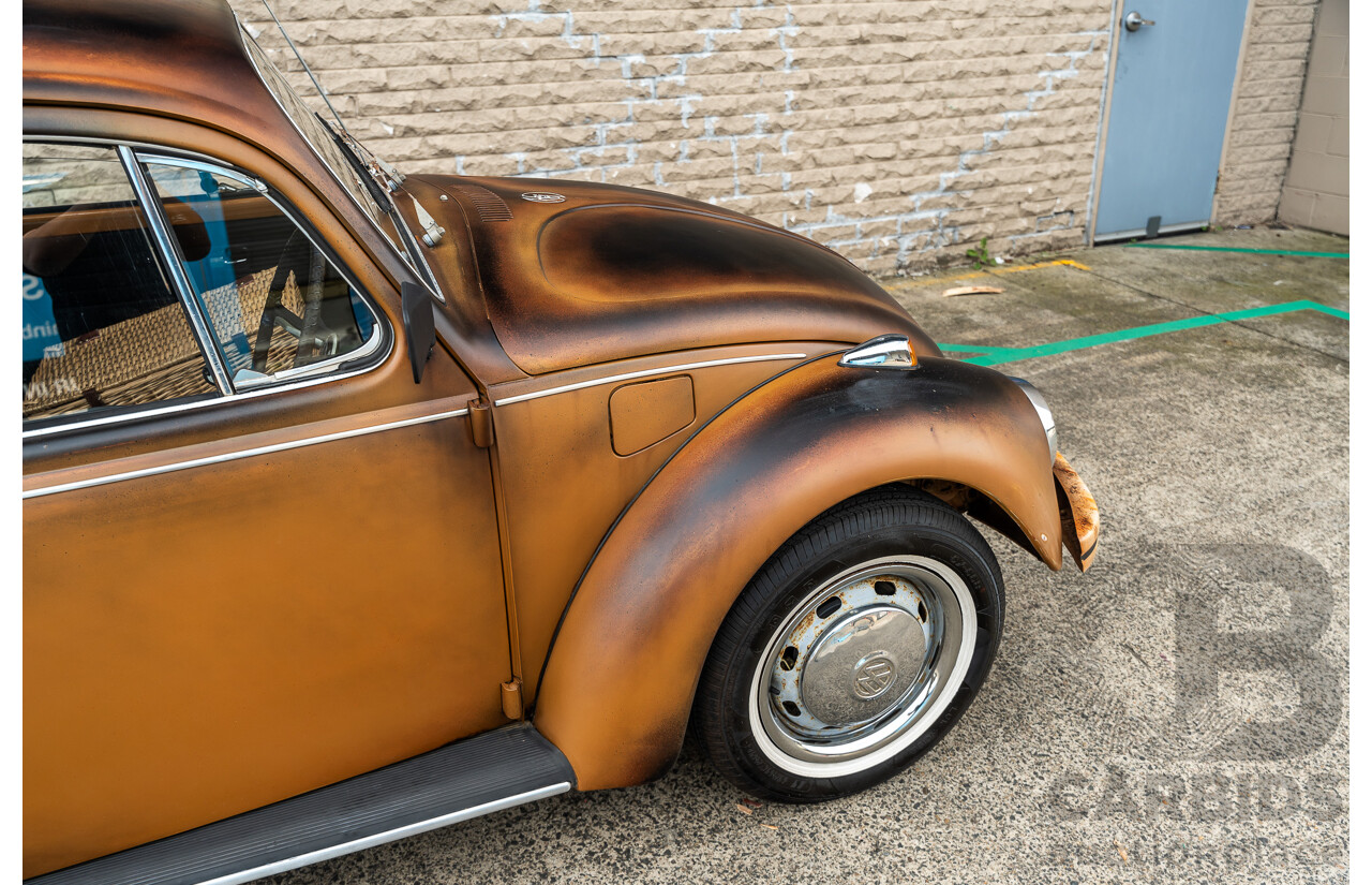 4/1970 Volkswagen 1500 Beetle 2d Sedan Brown 1.5L