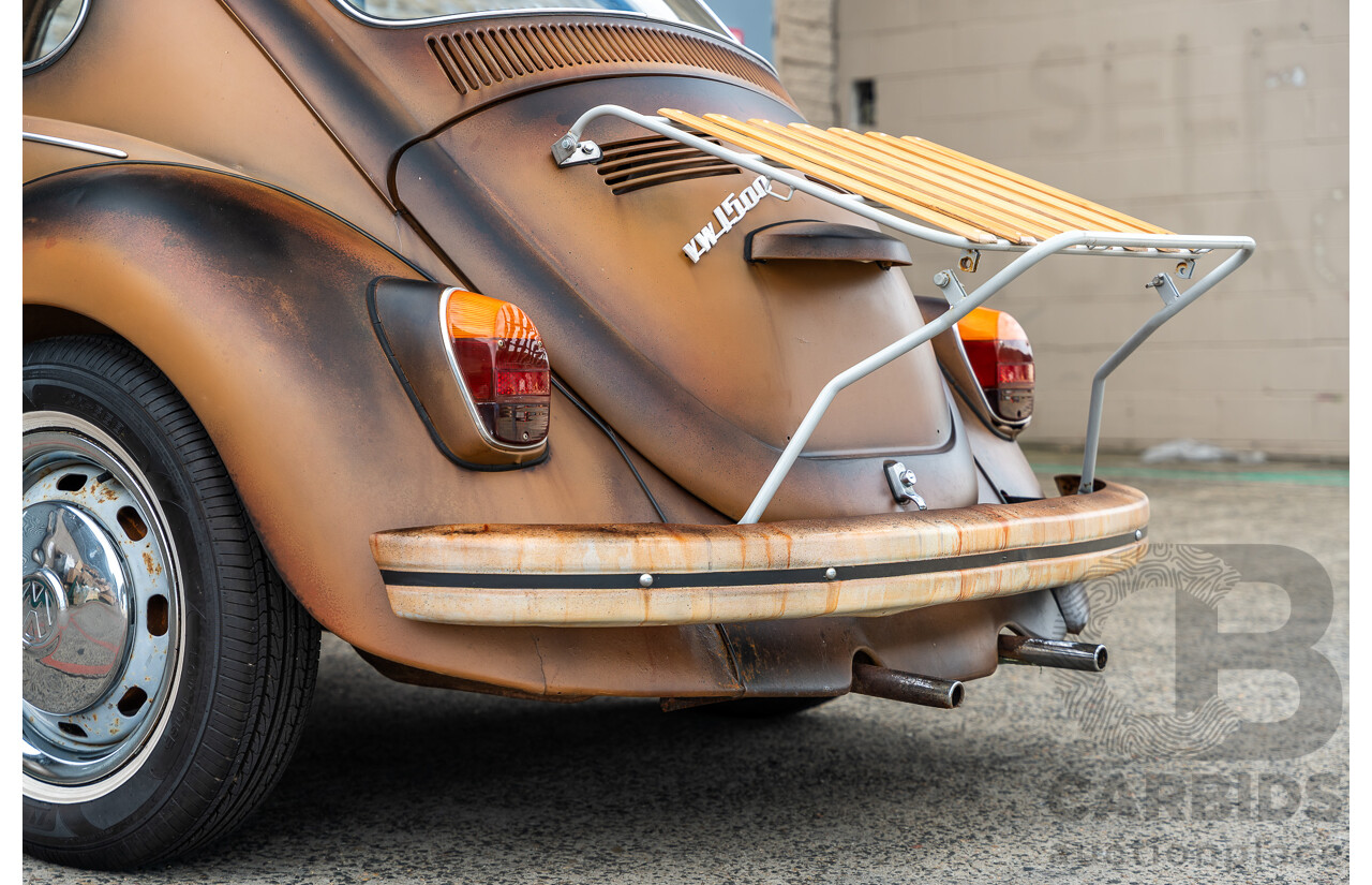 4/1970 Volkswagen 1500 Beetle 2d Sedan Brown 1.5L