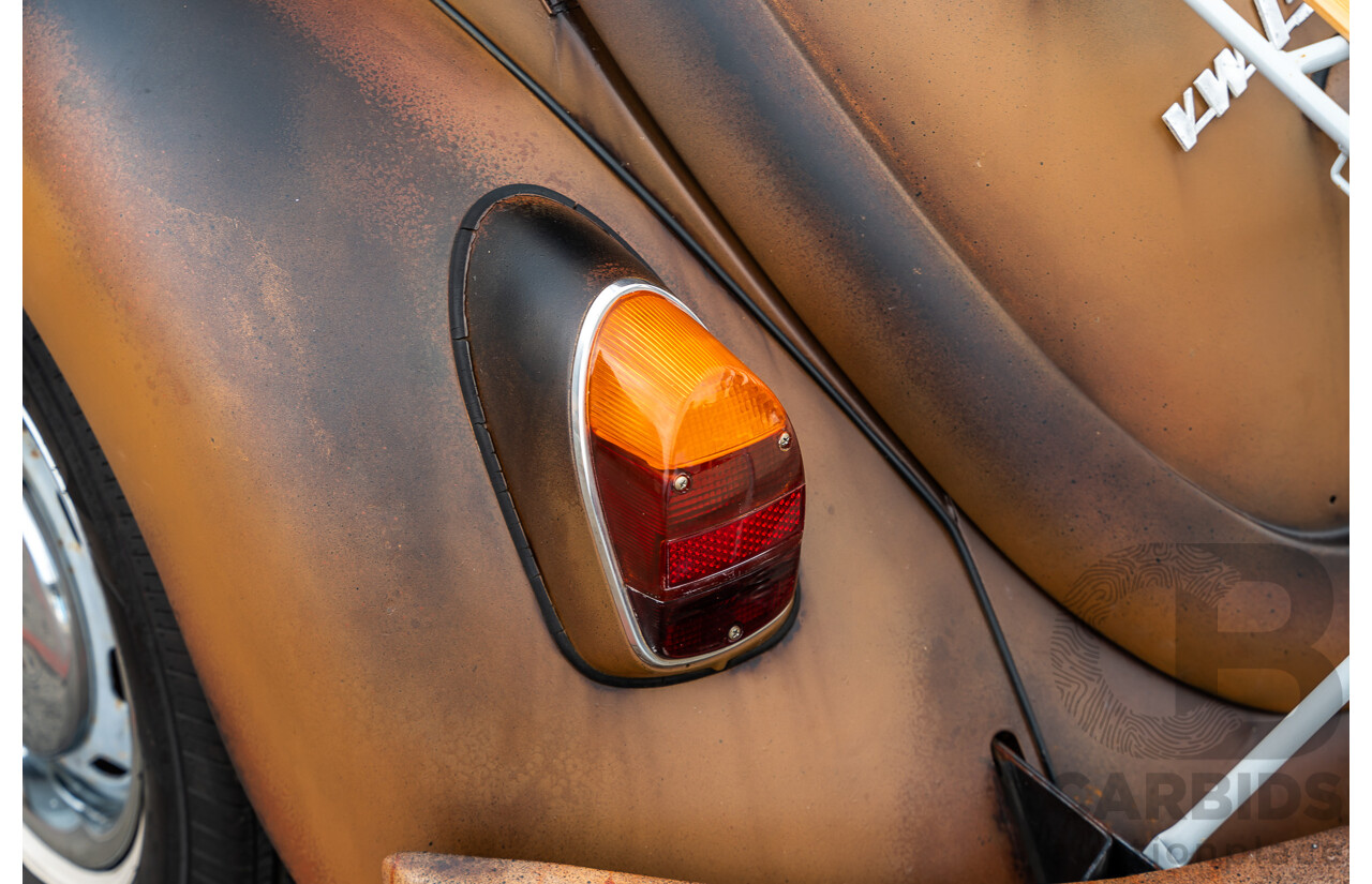 4/1970 Volkswagen 1500 Beetle 2d Sedan Brown 1.5L