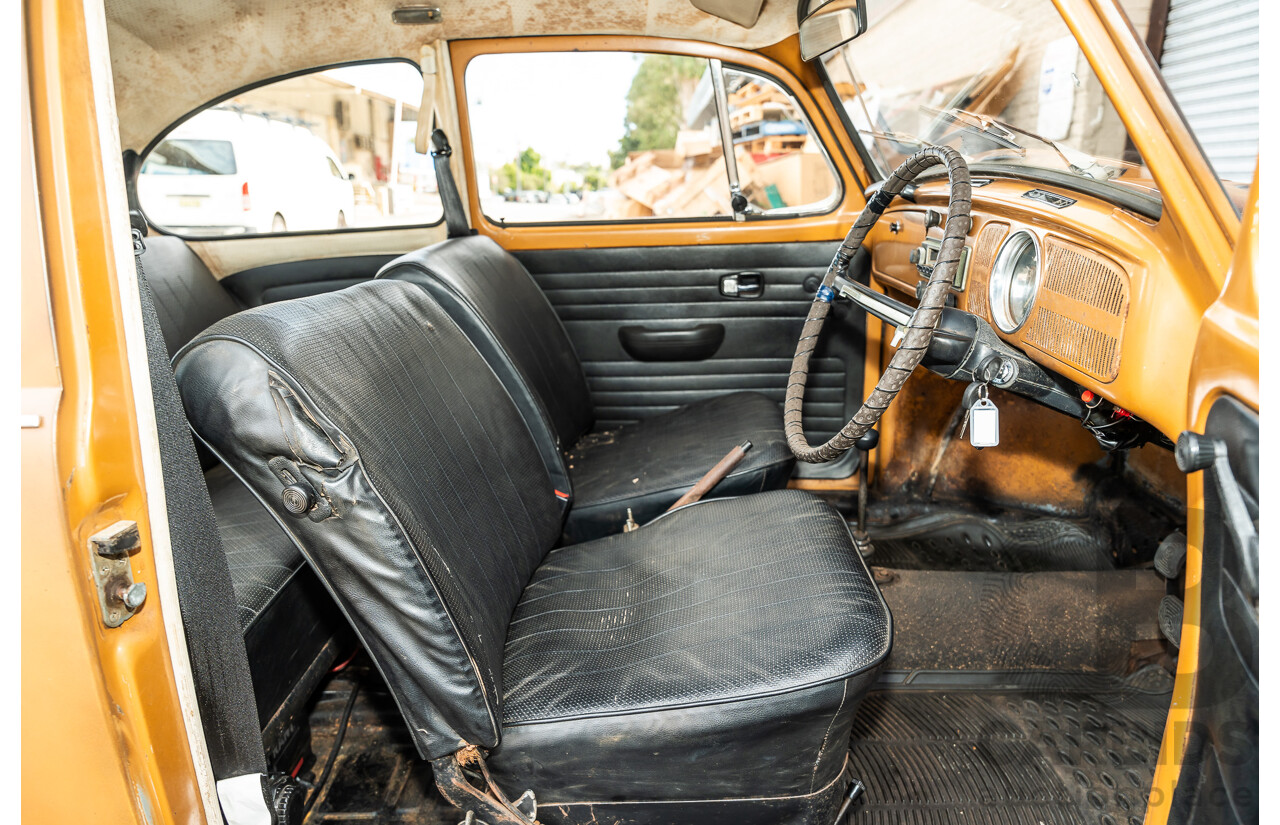 4/1970 Volkswagen 1500 Beetle 2d Sedan Brown 1.5L