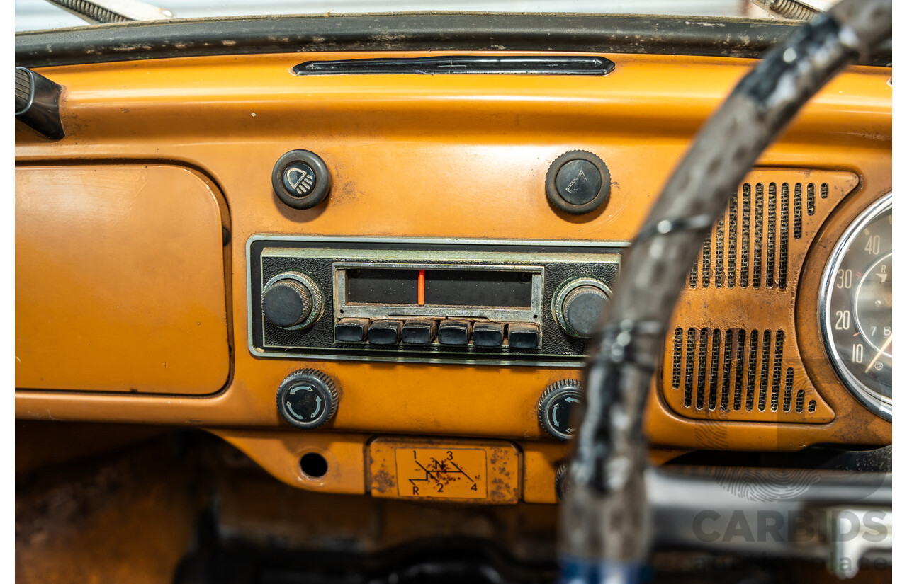 4/1970 Volkswagen 1500 Beetle 2d Sedan Brown 1.5L