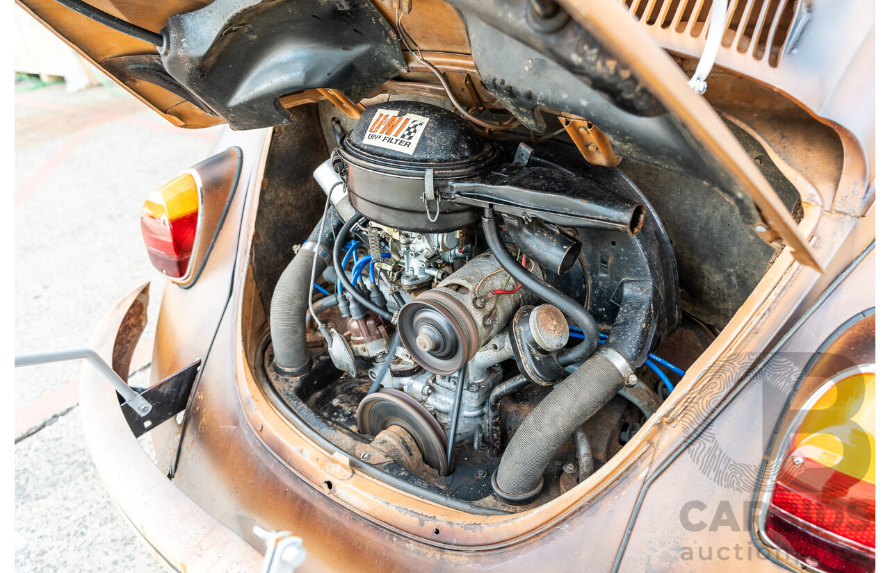 4/1970 Volkswagen 1500 Beetle 2d Sedan Brown 1.5L