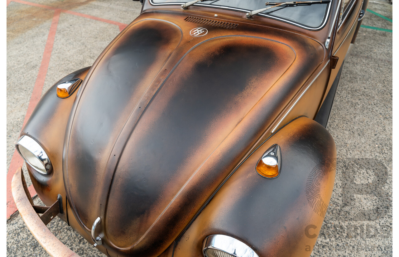 4/1970 Volkswagen 1500 Beetle 2d Sedan Brown 1.5L