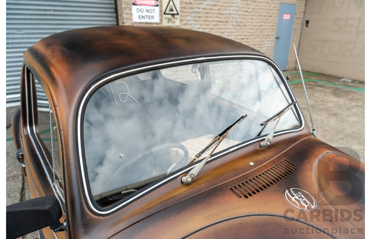 4/1970 Volkswagen 1500 Beetle 2d Sedan Brown 1.5L