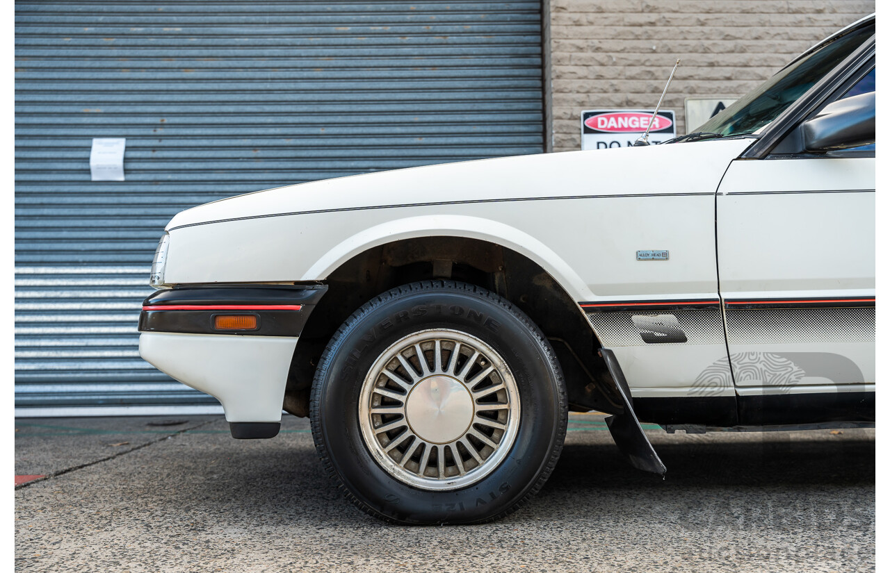 4/1986 Ford Falcon S-Pak XF 4d Sedan Sno White 4.1L