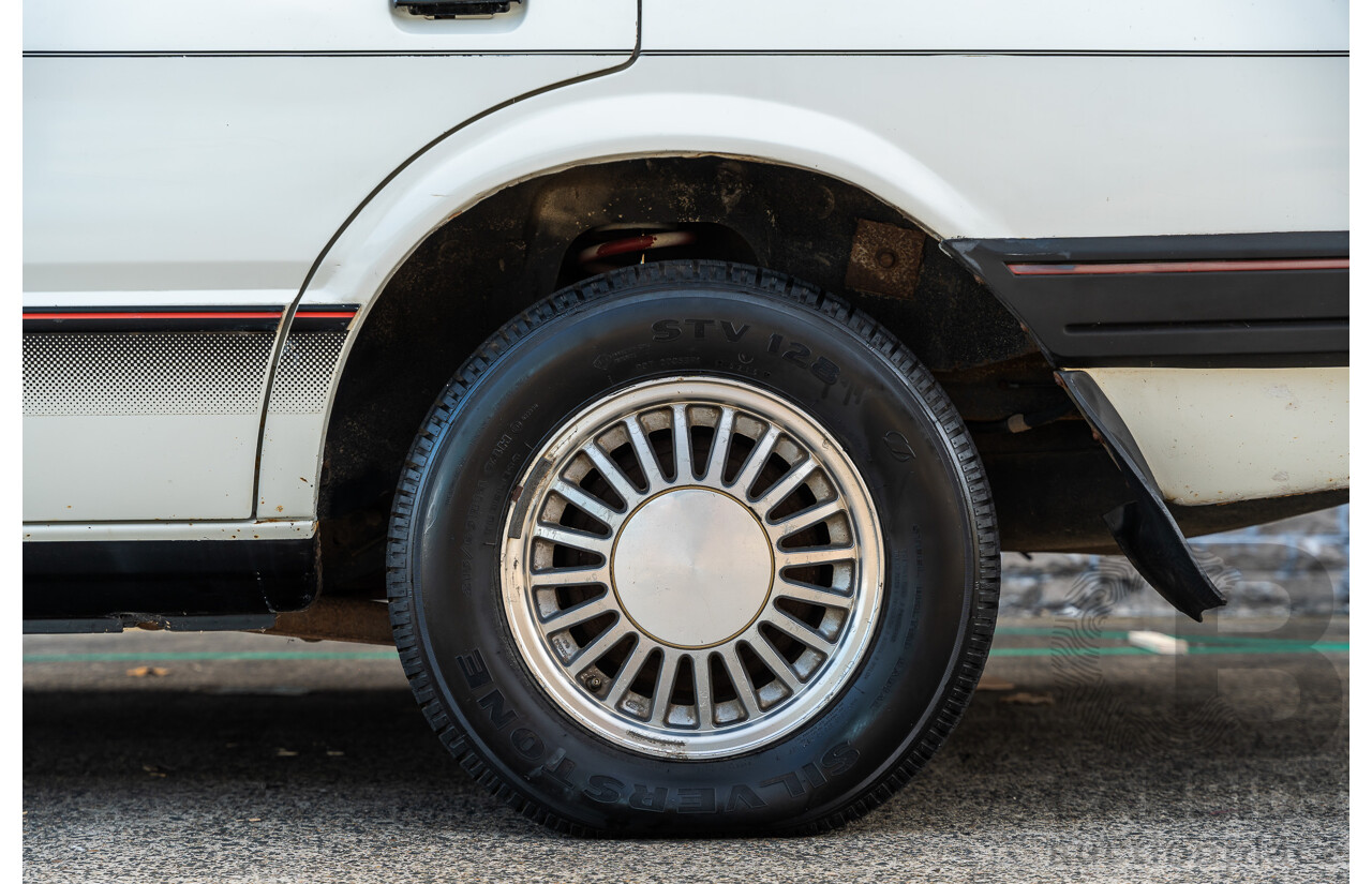 4/1986 Ford Falcon S-Pak XF 4d Sedan Sno White 4.1L