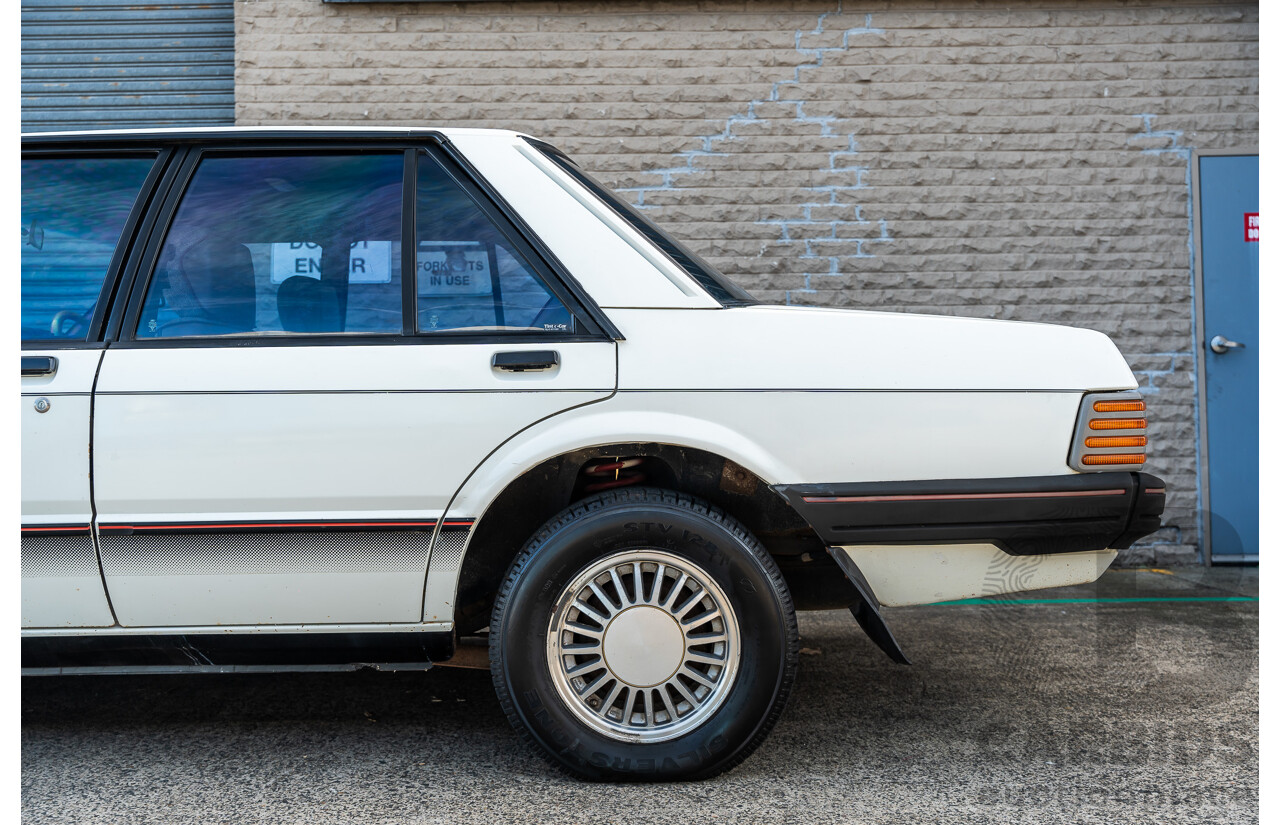 4/1986 Ford Falcon S-Pak XF 4d Sedan Sno White 4.1L