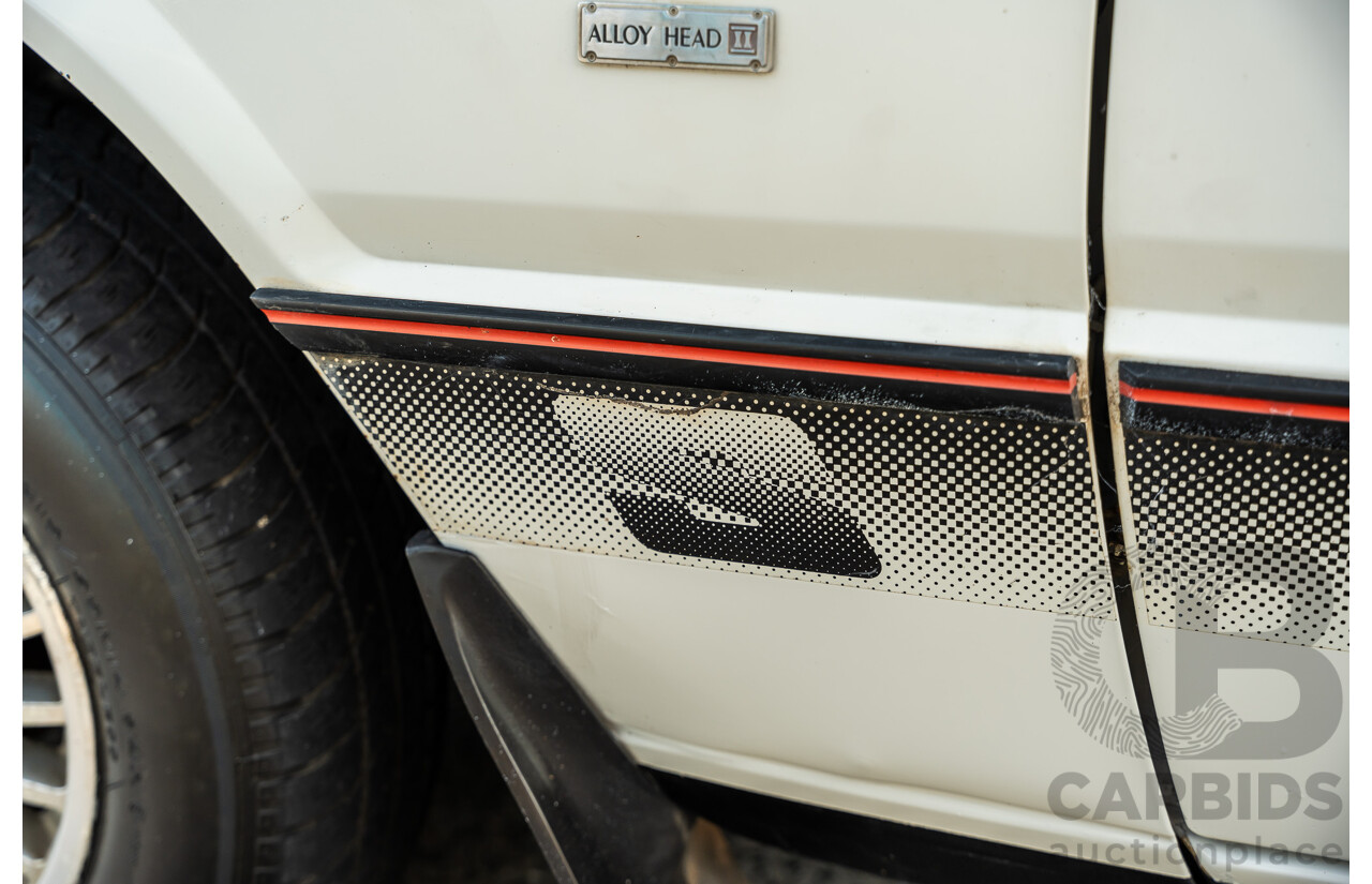 4/1986 Ford Falcon S-Pak XF 4d Sedan Sno White 4.1L