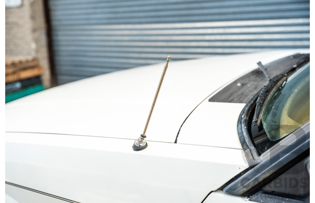 4/1986 Ford Falcon S-Pak XF 4d Sedan Sno White 4.1L