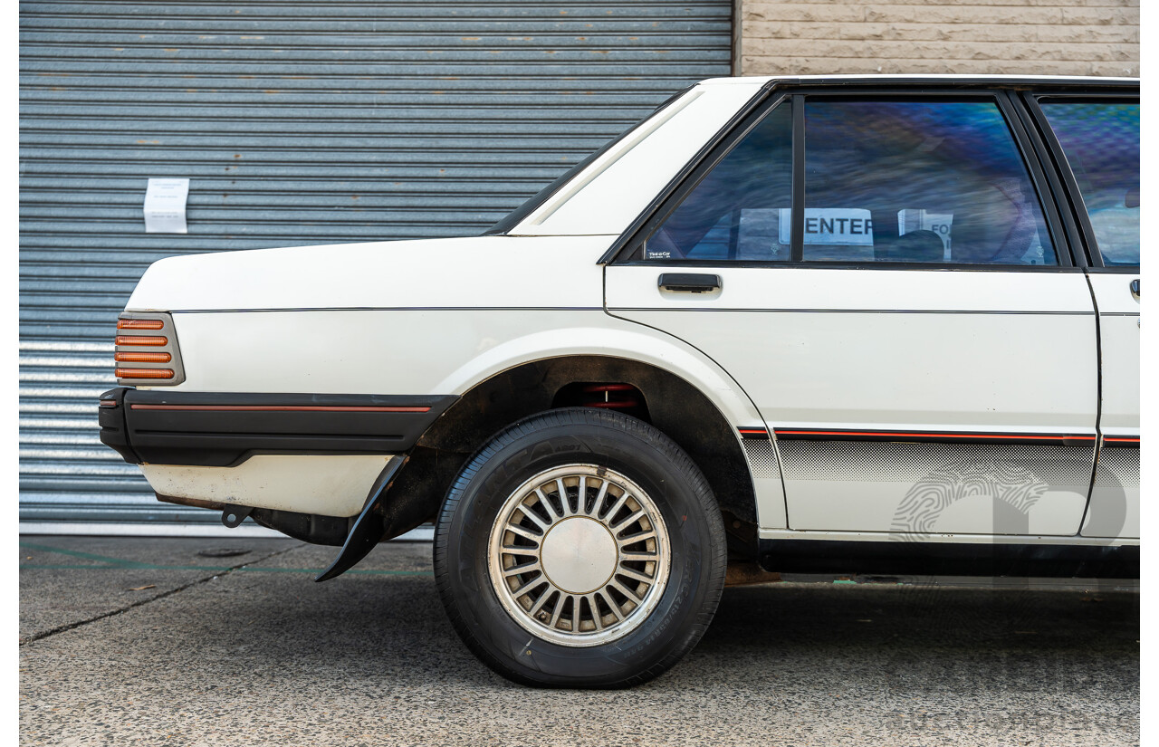 4/1986 Ford Falcon S-Pak XF 4d Sedan Sno White 4.1L