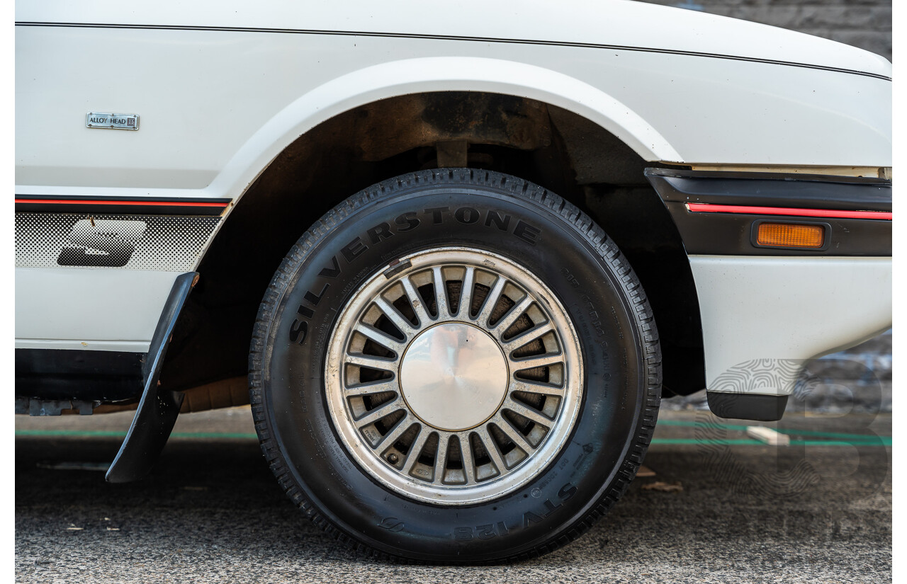 4/1986 Ford Falcon S-Pak XF 4d Sedan Sno White 4.1L