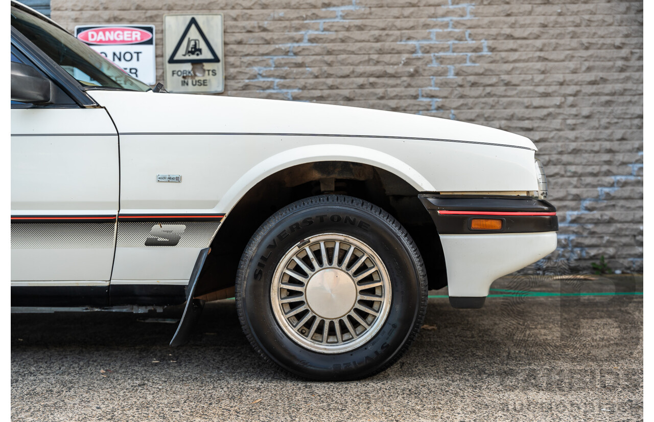 4/1986 Ford Falcon S-Pak XF 4d Sedan Sno White 4.1L