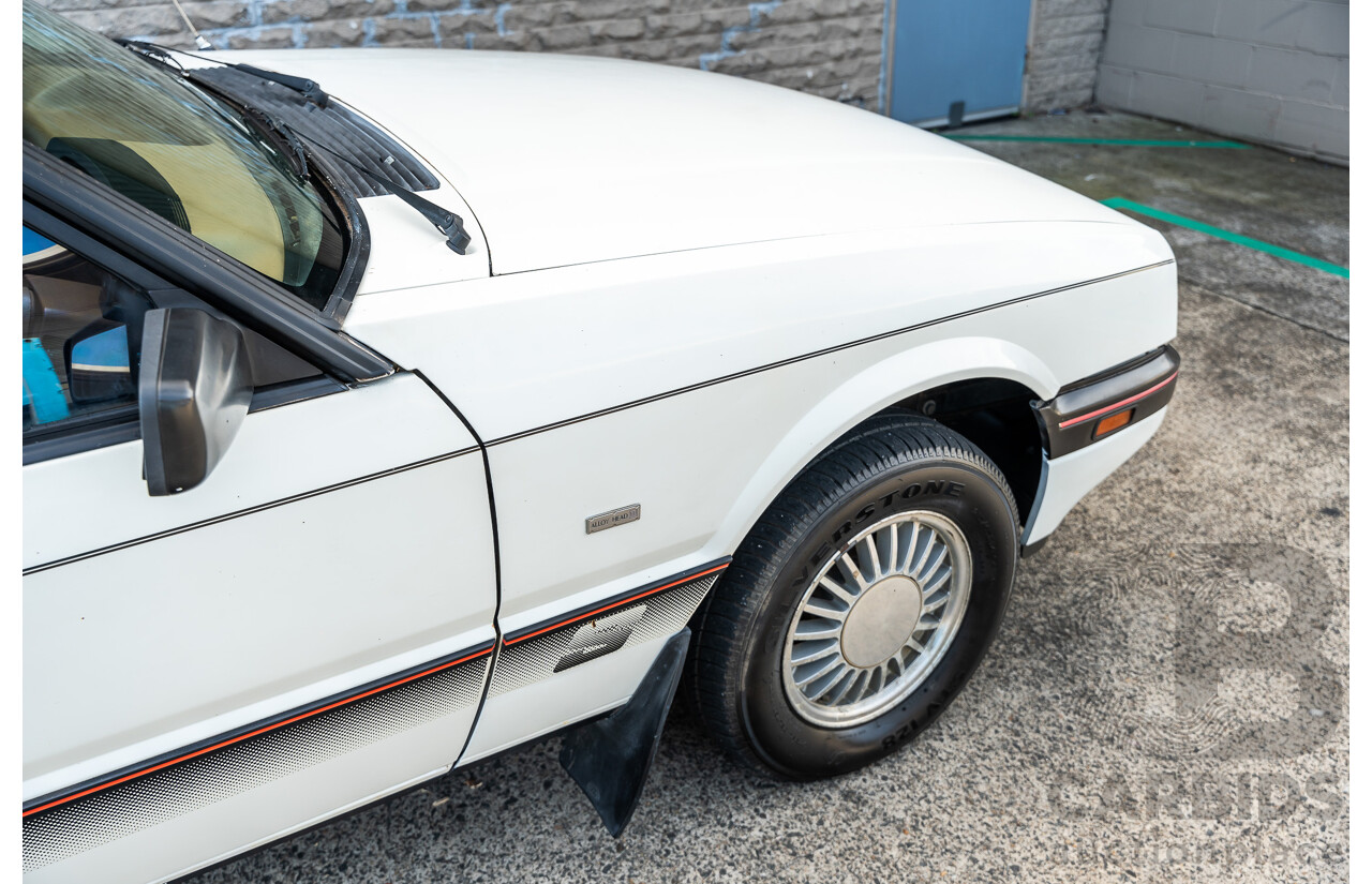 4/1986 Ford Falcon S-Pak XF 4d Sedan Sno White 4.1L