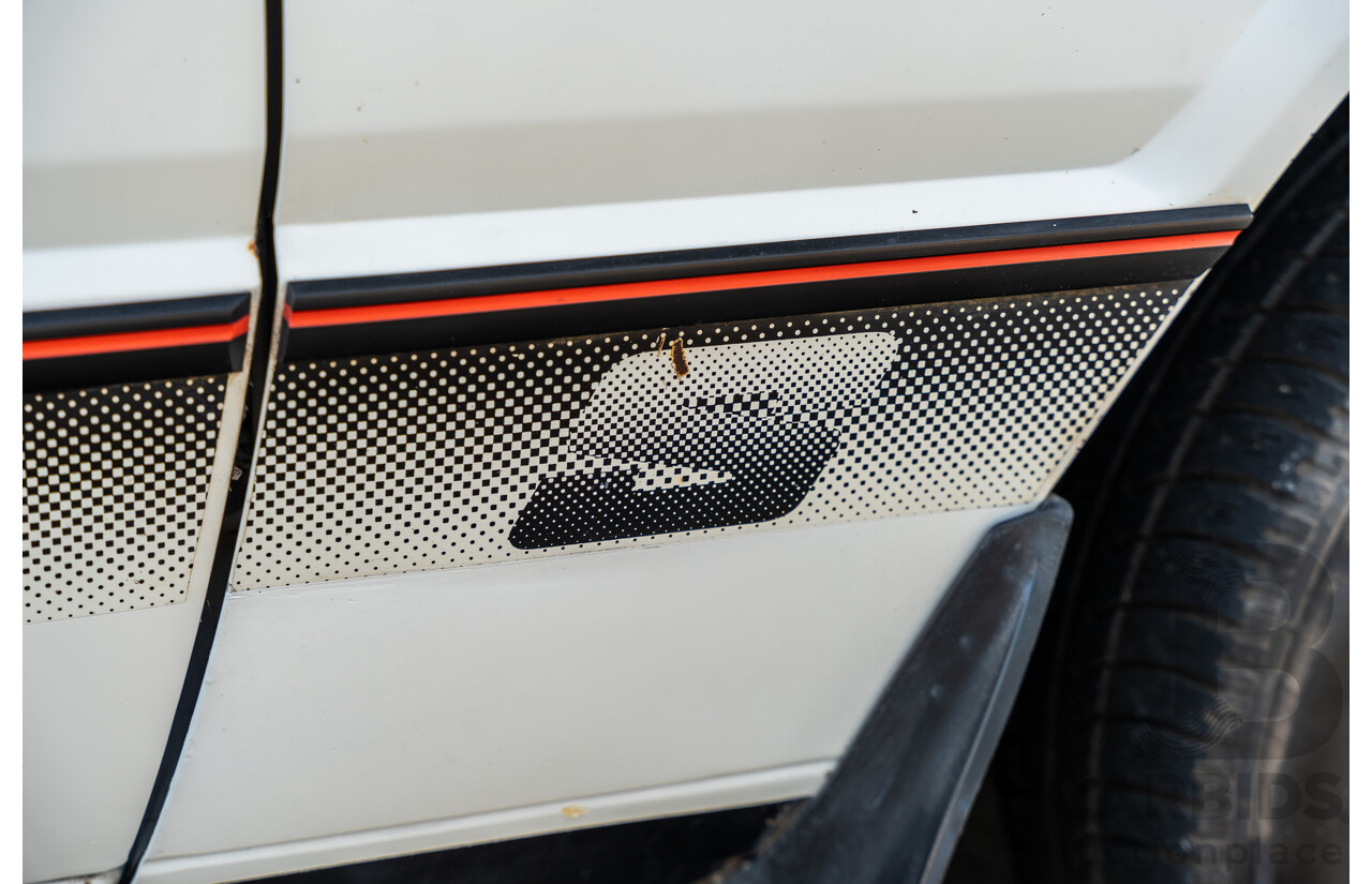 4/1986 Ford Falcon S-Pak XF 4d Sedan Sno White 4.1L