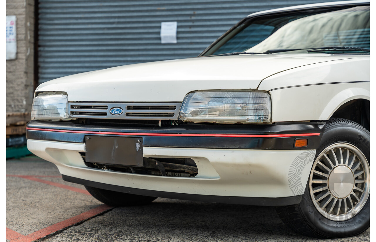 4/1986 Ford Falcon S-Pak XF 4d Sedan Sno White 4.1L