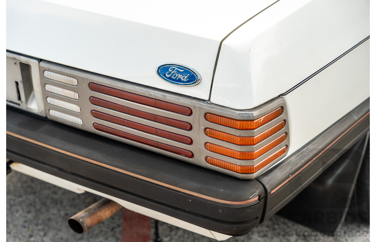 4/1986 Ford Falcon S-Pak XF 4d Sedan Sno White 4.1L