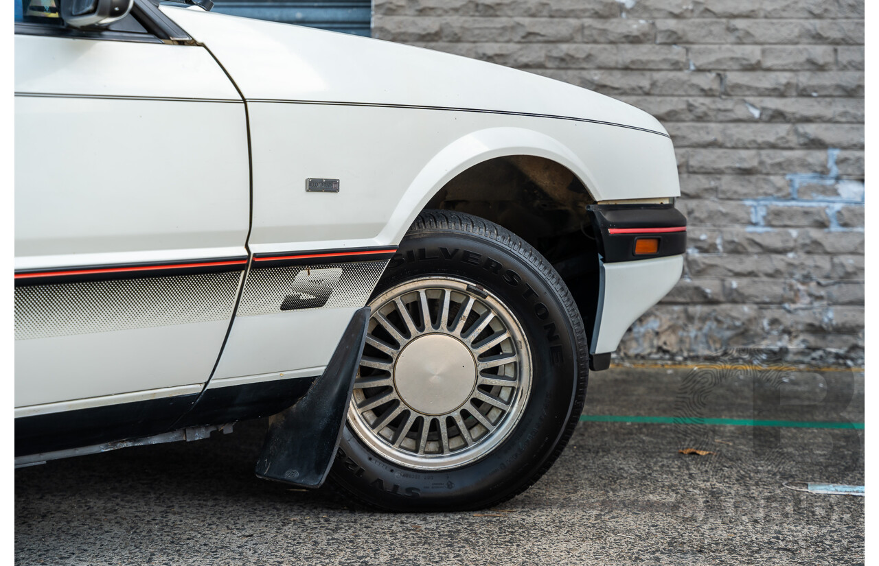 4/1986 Ford Falcon S-Pak XF 4d Sedan Sno White 4.1L