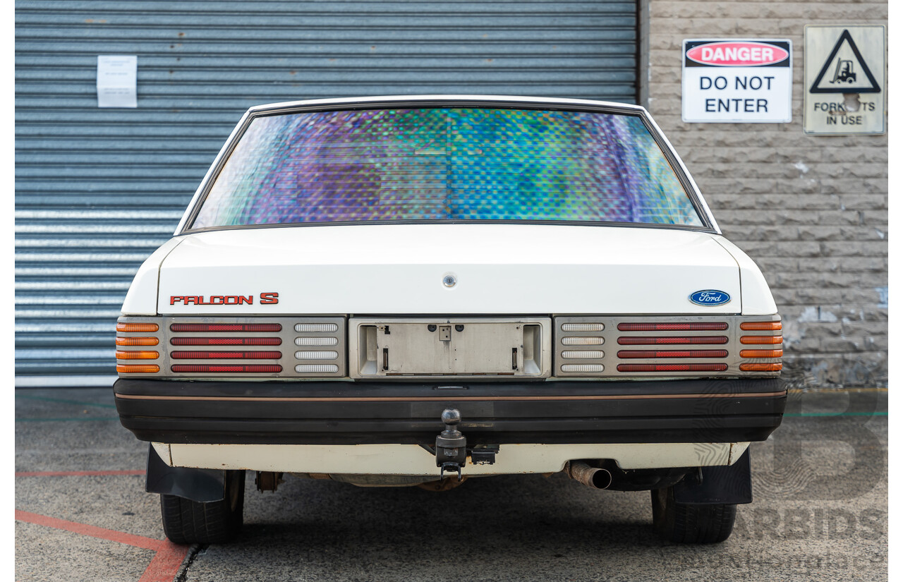 4/1986 Ford Falcon S-Pak XF 4d Sedan Sno White 4.1L