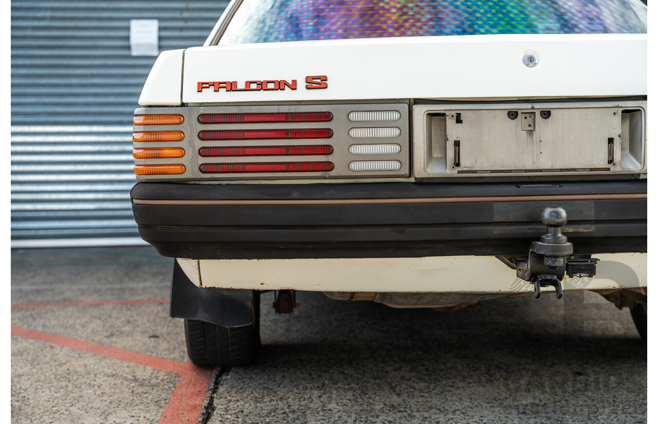 4/1986 Ford Falcon S-Pak XF 4d Sedan Sno White 4.1L